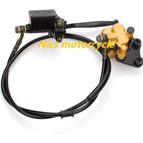 Front Hydraulic Brake Assembly Caliper Cylinder for Dirt PIT Bike ATV 70cc 110cc 125cc