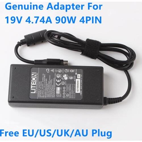 Genuine Liteon PA-1900-05 19V 4.74A 90W 4PIN AC Adapter For AcBel AD7044 AP13D05 API1AD43 API2AD62 API3AD05 FSP090-DMAB1 Charger