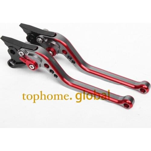 CNC Motorcycles Brake Clutch Levers Regular size Mixed Titanium&Red Color For Monster 1100S/ABS 2009-2010 2011 2012 2013