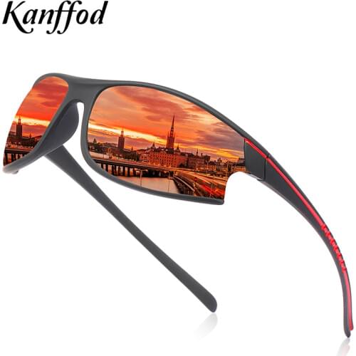 Kanffod Fashion Polarized Square Sunglasses Men Luxury Brand Designer Vintage Driving Sun Glasses Male Goggles Shadow UV400