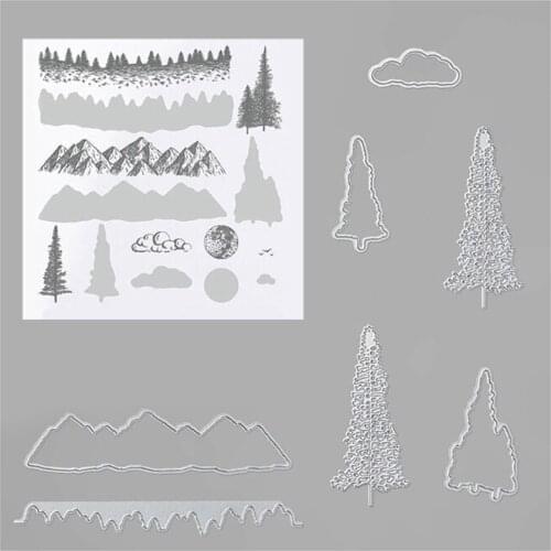 T84E English Blessing Flowers Carbon Steel Cutting Dies DIY Scrapbooking Photo Album Embossing Paper Cards Making Stencil