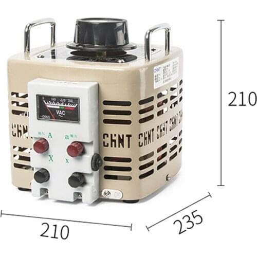 TDGC2-3KVA TDGC2 3KVA Single Phase Voltage Regulator Variac Adjustable Power Converter Voltage Transformer Input 220V 3000W Outp