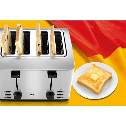 Bread Toaster Multi-functional Bread Maker Automatic Household Toasting Machine Stainless Steel Break Baker THT-3012B