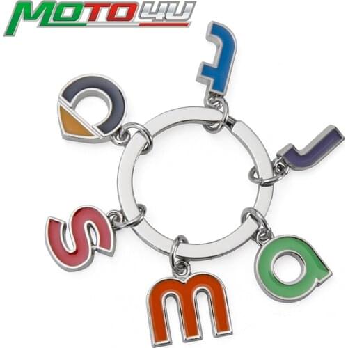 Stainless Steel Smart Car Key Chain Keychain smart fortwo, 451, smart logo key ring Alphabetic decorative chain Mini ring