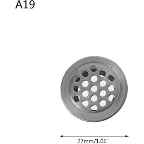 Stainless Steel Air Vent Hole Ventilation Louver Round Shaped Venting Mesh Holes L4MF