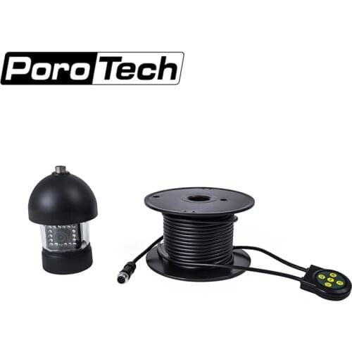 F18S 100M 360degree panning underwater video camera Replace fish finder lens with 100M cable
