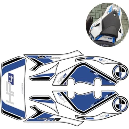 Rear Fairing Number Board KYRUNNING 3D Gel Protector for BMW 2012-2014 2013 S1000RR S1000 RR HP4