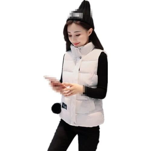 B1415 2019 new spring autumn winter female short paragraphs han edition women thin cotton vest free shipping cheap wholesale