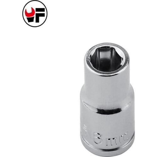 1/4" 6mm Socket Wrench head metric socket set socket wrench kit bolt hexagon allen head torque wrench sleeve head D4203