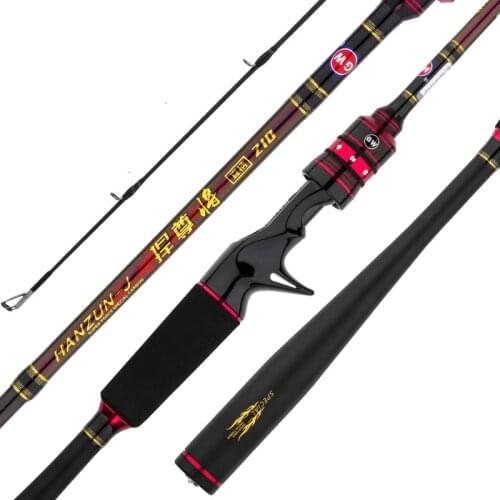 1.83m 1.98m 2.1m 2.4m Lure Rod High Carbon Spining Casting Canne 10-20g Lure Weight MH Power Lure Rod Distance Throwing Stick