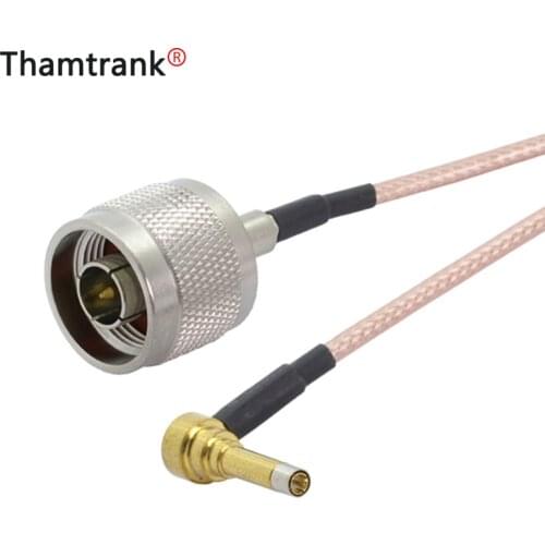1PCS N Male Plug to MS156 Connector RG316 RF Coaxial Cable Assembly MS156 to N Male Pigtail Cable RF Extension Cable 15CM