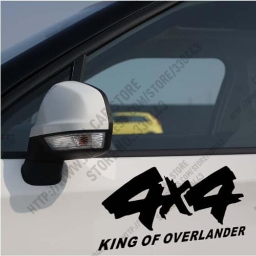 4X4 King of Overlander Car Sticker Car Reflective Decal for All Car exterior accessories