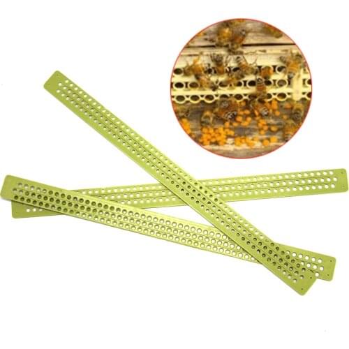 60pcs Beekeeping Plastic Bee Pollen Morphology Farina Collector Bar Apiculture Honey Collect Tools Bees Hive Equipment Supplies