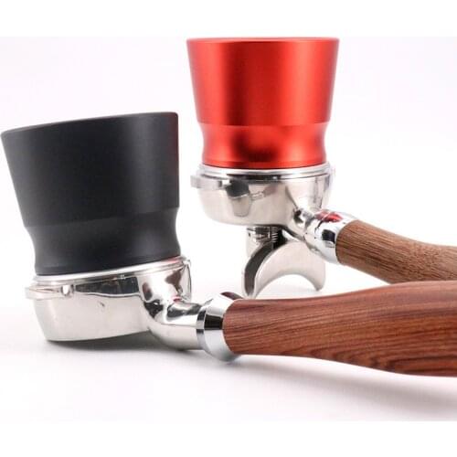 58mm Aluminum Intelligent Dosing Ring Brewing Bowl Coffee Powder EK43 Grinder Espresso Barista Funnel Portafilter Coffee Tamper