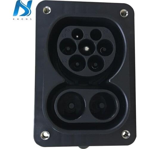 CCS combo 2 EV socket 150A 200A with TUV approval CCS Type 2 EV socket