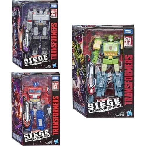 TAKARA TOMY Transformers Autobot Toy War for Cybertron Trilogy Siege Megatron Apeface Optimus Prime Springer Action Figures