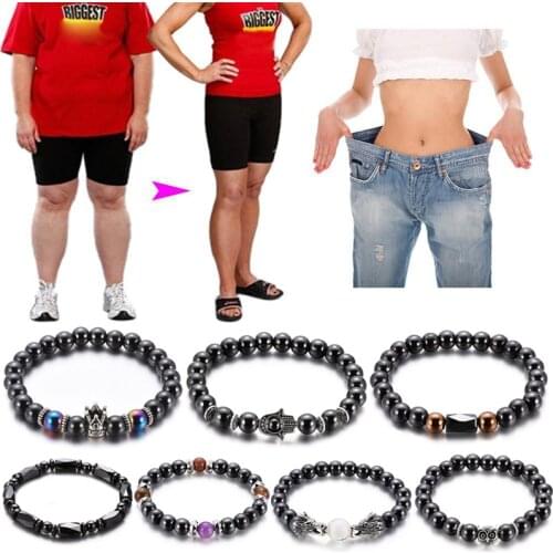 Hot New Health Energy Lose Weight Bracelets For Women Magnetic Therapy Hematite Bracelet Mens Tiger Eye Bracelet For Men