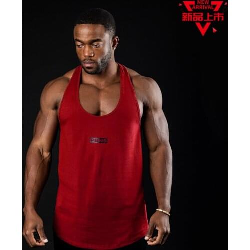 New Gyms Men Tank Top Summer Brand Cotton Sleeveless Shirt Casual Fashion Fitness Stringer Tank Top Men Bodybuilding Clothing