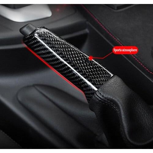 For Bmw E46 E90 E92 E60 E39 F30 F34 F10 F20 Carbon Fiber Water transfer Car Handbrake Grips Cover Interior Accessories