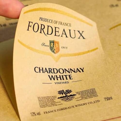 100pcs Kraft Paper Stickers Adhesive Thank You Sticker Personalized Wedding Birthdays Stationery Decoration Label Customize Logo