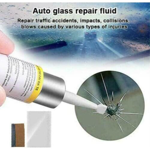 New Glass Repair Fluid Glass Nano Repair Fluid DIY Automotive Tools Fluid Of Glass Cracks Set Windshield Car Repair Glass Kit