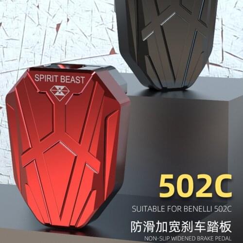 Spirit Beast Motorcycle Brake Pedal Modification Brake Pedal Foot Brake Accessories Widened Non-slip Pedal For Benelli 502C