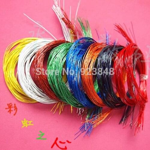 Silver plated wire Heart of rainbow shield Repair headphone cable