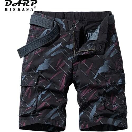 2021 Summer New Casual Jogger Cargo Shorts Men Military Tactical Cargo Shorts Men Cotton Loose Fashion Twill Men Overalls Shorts