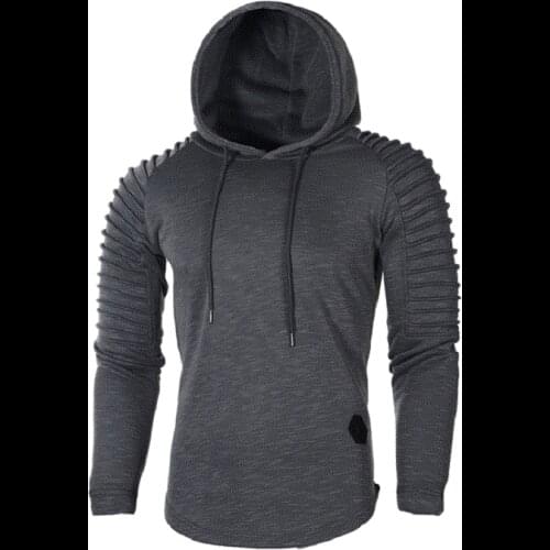 Sport Hoodies Men Solid Pullover Autumn Spring Fitness Sweatshirts Gym Sportswear Clothing Mens Hoodies 2020