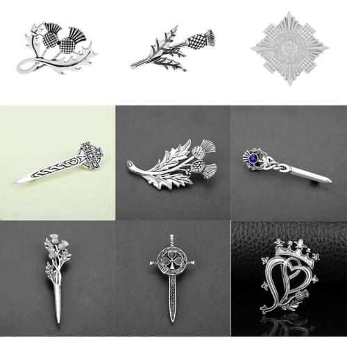 TV Outlanders Thistle Flower Alloy Enamel Pin Clothes Shirt Jeans Brooch Lapel Pins Badge Fashion Brooches for Women