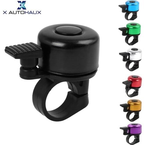 X Autohaux Bicycle Bell Cycling Horn Aluminum Alloy Mountain Road Bike Alarm Sound Loud Speaker Bike Horn for 21.5 mm Handlebar
