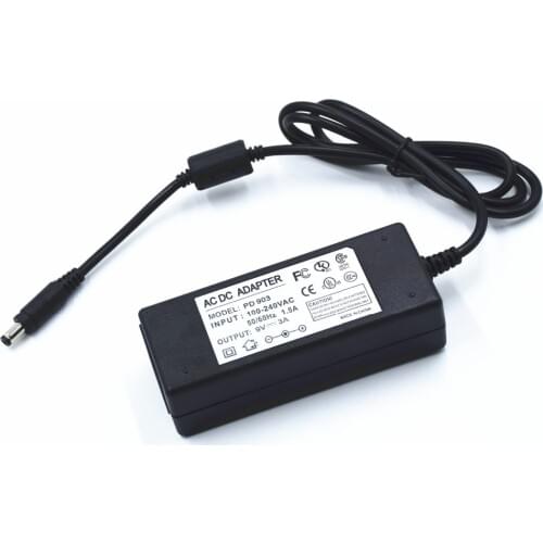 9V 3A AC Adapter Charger for LINE6 POD HD300 HD400 HD500 HD500X HD BEAN DC-3G Power Supply With Cable Cord