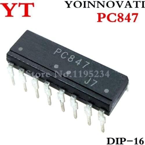 10pcs/lot PC847 847 DIP16 IC Best quality