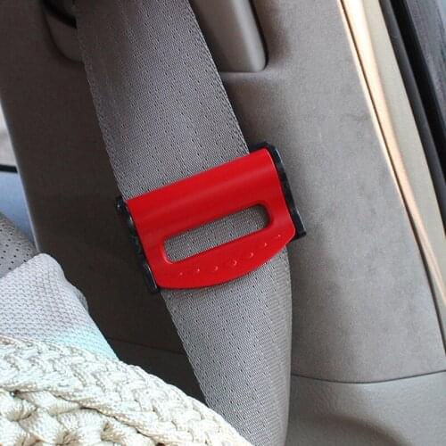 2PCS Universal Car Seat Belts Clips Safety Adjustable Auto Stopper Buckle Plastic Clip Interior Accessories Car Safety Supplies
