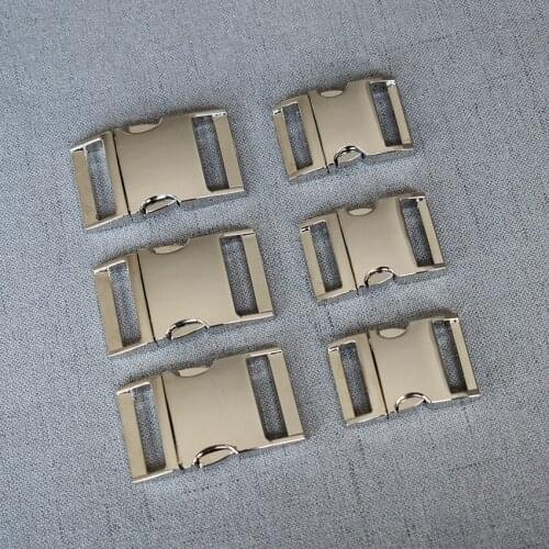 20 Pcs/Pack 20mm 25mm Metal Release Buckle For Cat Pet Dog Collar Paracord Necklace Bracelet Garment Sewing Accessory Qck-2y