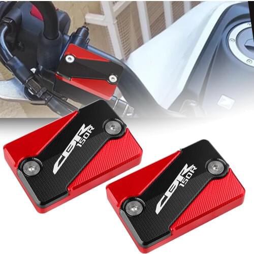 CNC Aluminum For Honda CBR150R 2010 2011 2012 2013 2014 2015 CBR 150R 150R Motorcycle Front Rear Brake Fluid Reservoir Cap Cover