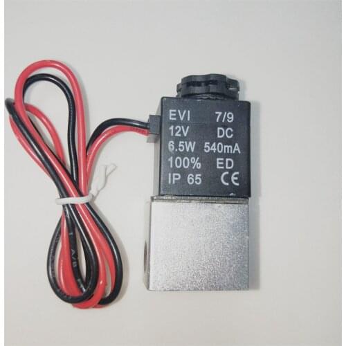 DC 12V Solenoid Valve 1/4" 1/8" 2 Way Normally Open Direct-acting Pneumatic Valves For Water Air Gas Hot