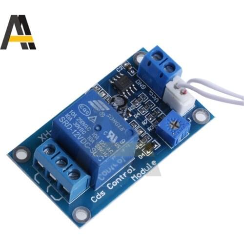 XH-M131 DC 5V 12V 24V 10A Light Control Switch Photoresistor Relay Module Detection Sensor Automatic Control Module
