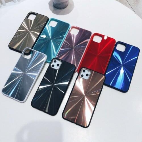 For iPhone 12 Pro Max Phone Case with Light for iPhone 11 Glossy Blank Phone Case Glitte Diamond 11Pro 12Pro 7Plus 8Plus X XS XR