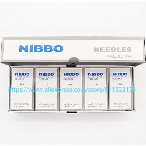 500 Pcs Genuine NIBBO Embroidery Needle DB X K5 65/9 70/10 75/11 80/12 90/14 For Tajima Barudan SWF China Embroidery Machine