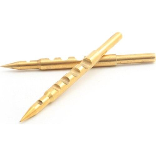 DIY Handmade Leather Tools Craft Pure Copper Side Head DIY Leather Tools Wax Oil Leather Side Sealing Head Tools