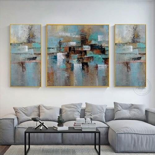 Handmade wall painting decoration painting on canvas Decoration pictures room wall 3 piece canvas artwork living room home decor