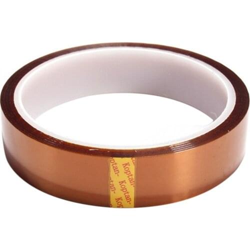 33m 100ft Adhesive Tape Gold High Temperature Heat Resistant Polyimide Tape for Electronic Industry BGA Tap High quality