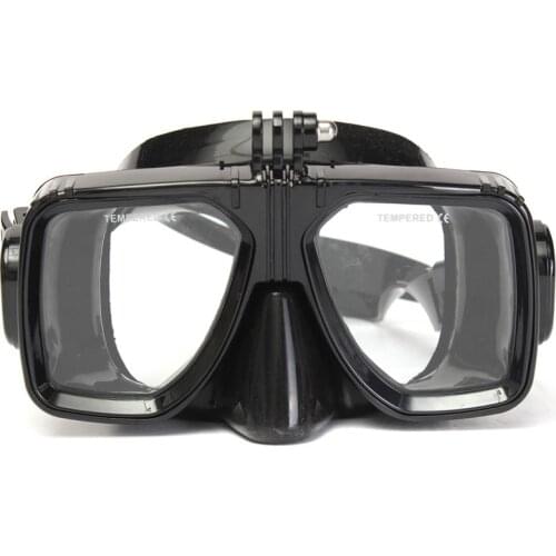 Diving Mount of Scuba Dive and Snorkel Diving Mask Swimming Goggles Tempered glasses for Gopro hero 2 3 3+ 4 sport Action Camera