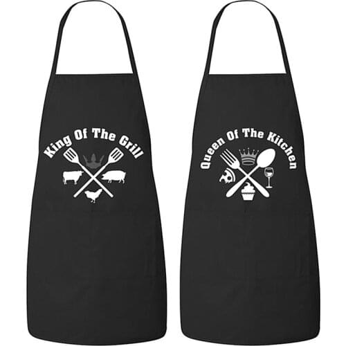Custom Couples Kitchen Cooking Aprons,Personalised King of the Grill,Queen of the kitchen Apron,engagement,Valentines Day gift