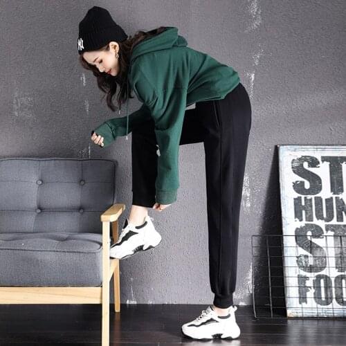 Latest Winter Heavyweight Fat Women Fleece Sweatpants Warm Jogger Trousers Casual Thick Velvet Cashmere Tracksuit Thermal Pants