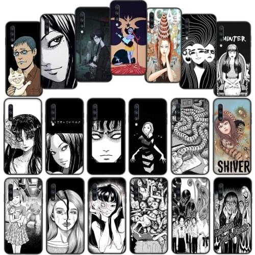 Junji Ito horror comic Tomie Soft Cover Case for Samsung Galaxy S20fe S21 Plus A02 A12 A32 A52 A72 F62 M02 M62 Ultra Cover