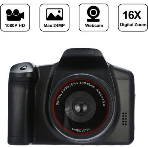Professional Video Camcorder Handheld Digital Camera SLR 16X Zoom HD 1080P Camera 2.4 Inch LCD Screen Cameras For Outdoor Travel
