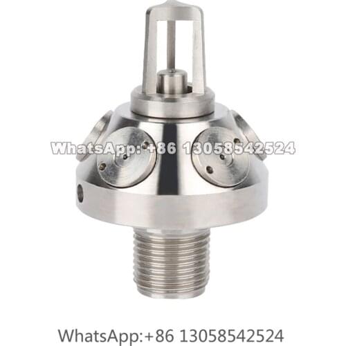 Fire Fighting Fog Nozzle, Extinguishing Solid Fire Water Fogging Nozzle,Water Mist Nozzle, 6 Fog Jets Fire Nozzle