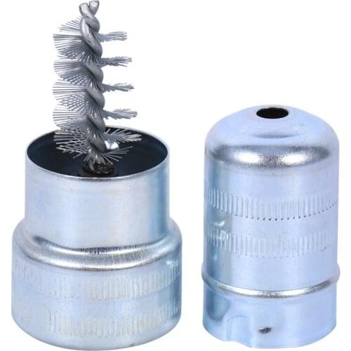 Car Battery Post Terminal Cleaner Dirt And Corrosion Brush Hand Clean Tool Wheel Rims Tire Washing Brush Auto Car Care Cleaning